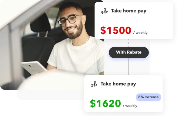 take home pay before and after auto tax rebate